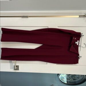 Women's Burgundy Pants
